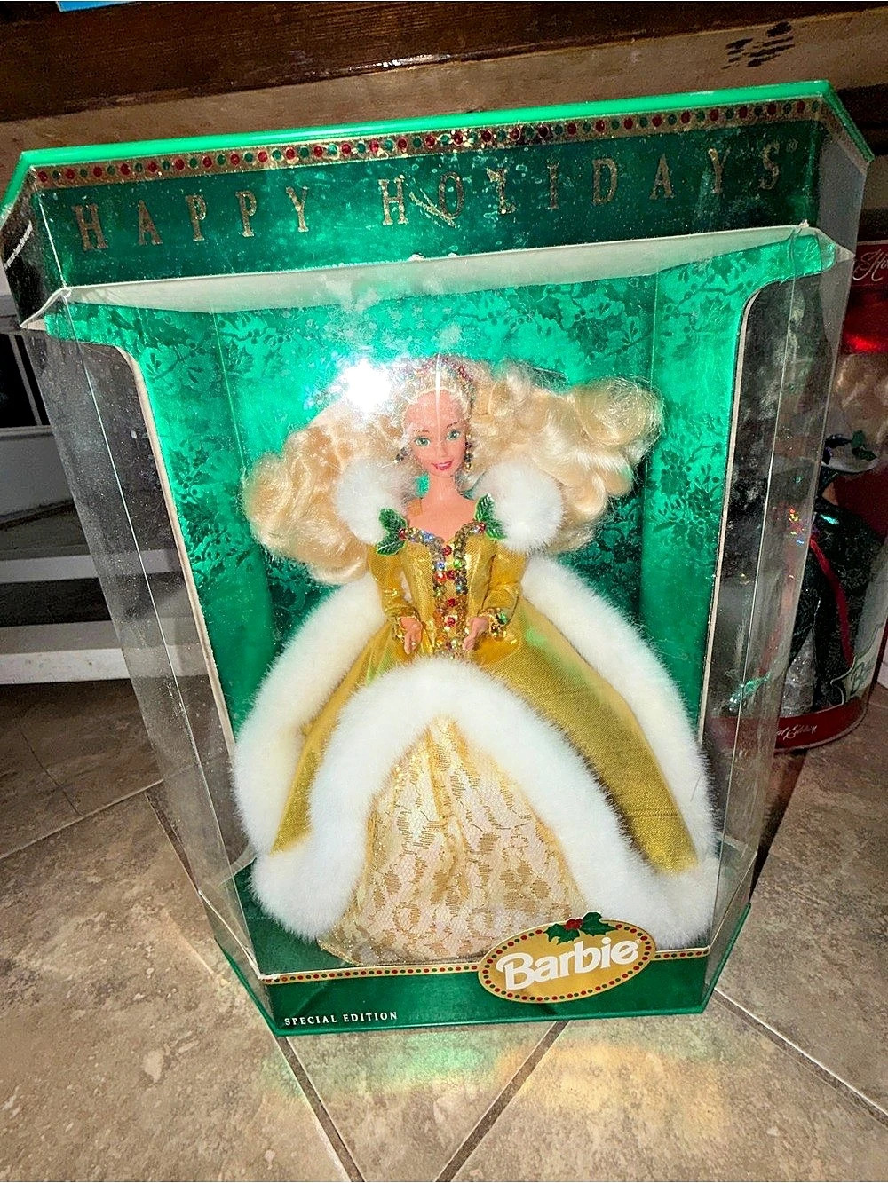 Barbie Happy Holidays Barbie 1994 Holiday Special Edition Doll